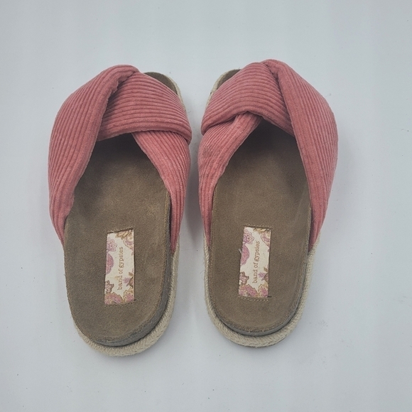 Band of Gypsies Dusty Pink Move Over Comfort Arch Slip On Slide Sandals Size 6 - Picture 8 of 12